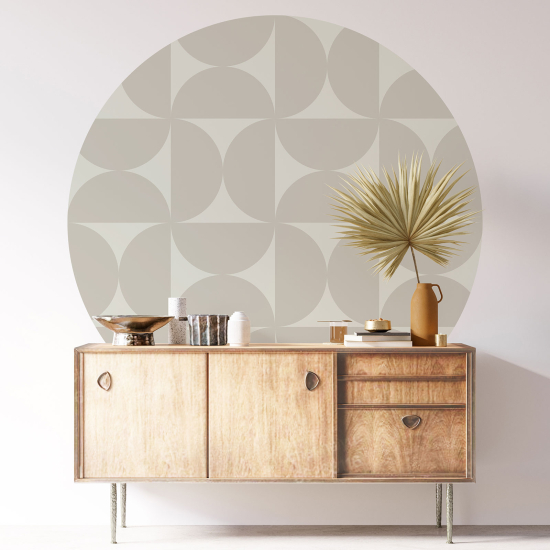 Wandtattoo rund - Geometrisches Muster