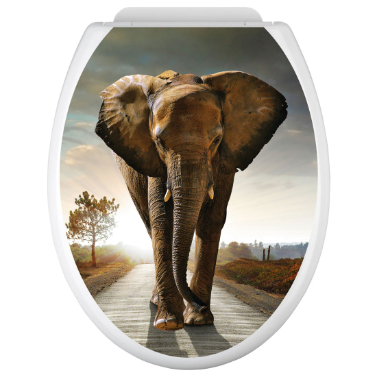 WC Aufkleber - Elefant