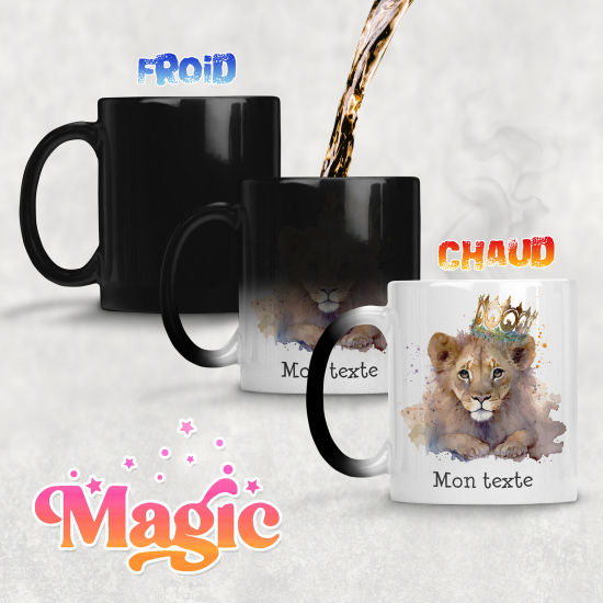 Zaubertasse personalisiert - Löwenkönig