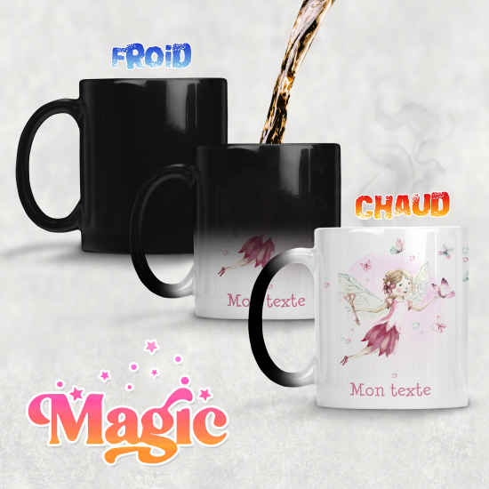 Zaubertasse personalisiert - Schmetterlingsfee