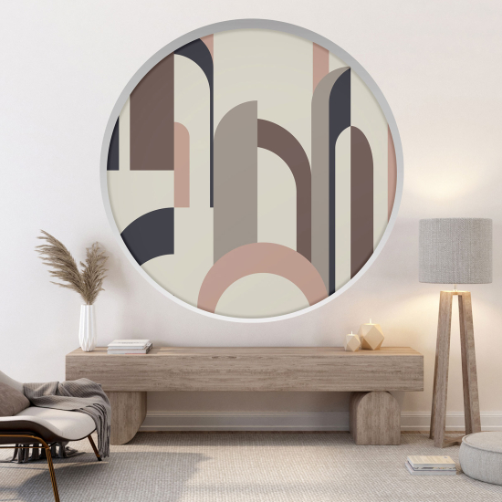 3D Wandtattoo - Optische Täuschung - Arches Design