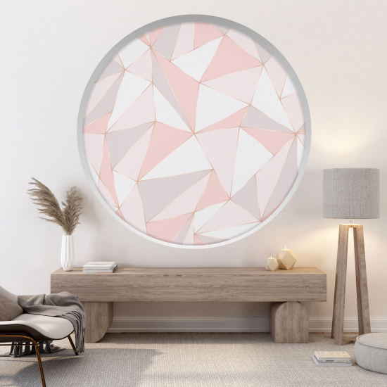 3D Wandtattoo - Optische Täuschung - Geometrisches Muster