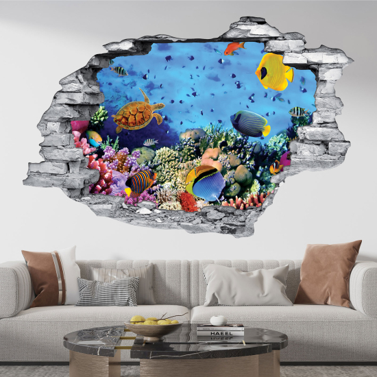 3D Wandtattoo - Ozean
