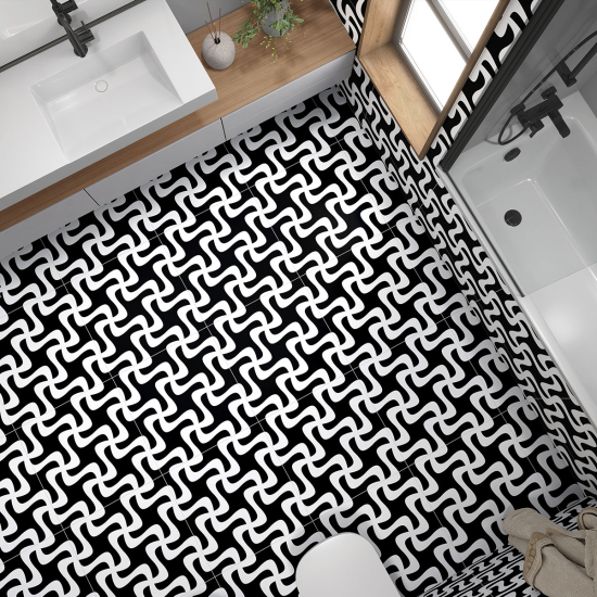Bodenfliesenaufkleber - Design