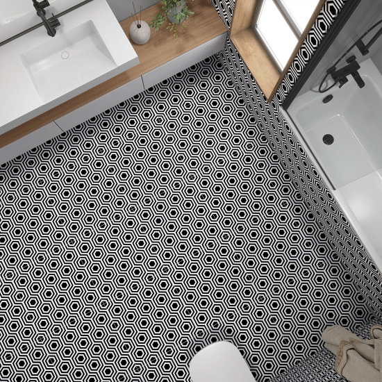 Bodenfliesenaufkleber - Design