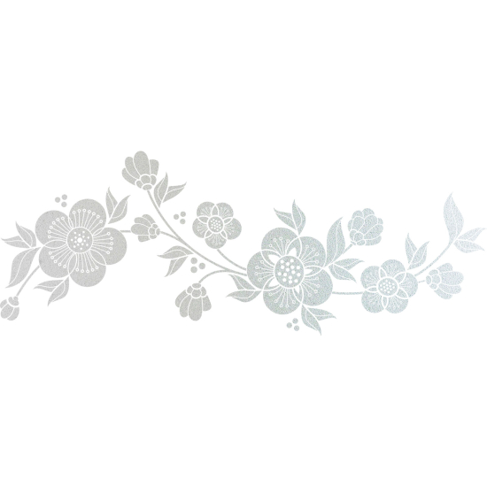 Glastattoo - Blumen