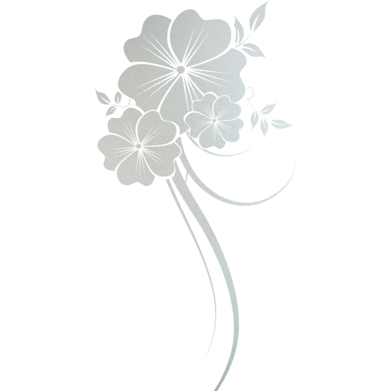 Glastattoo - Blumen