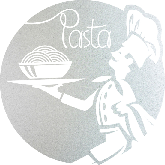 Glastattoo - Küche Pasta