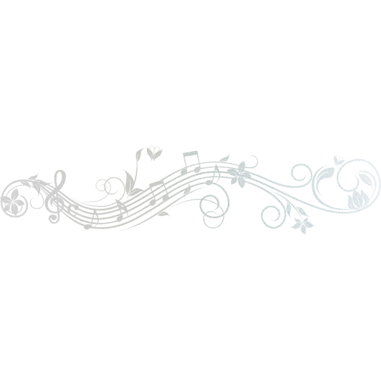 Glastattoo - Musiknoten