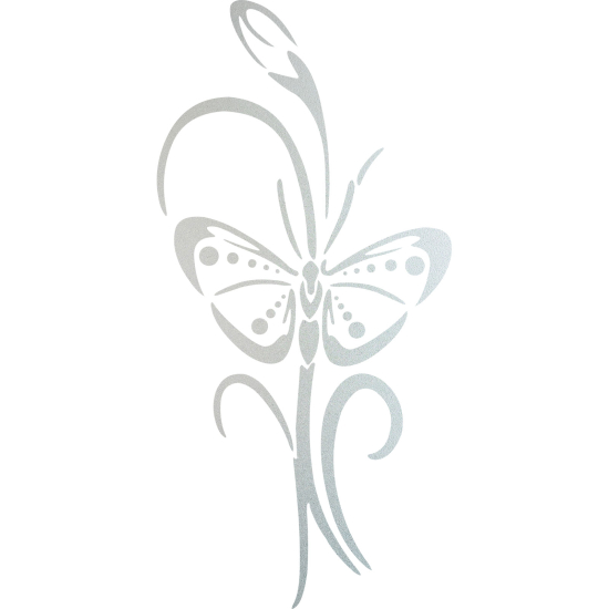 Glastattoo - Schmetterlingsblume
