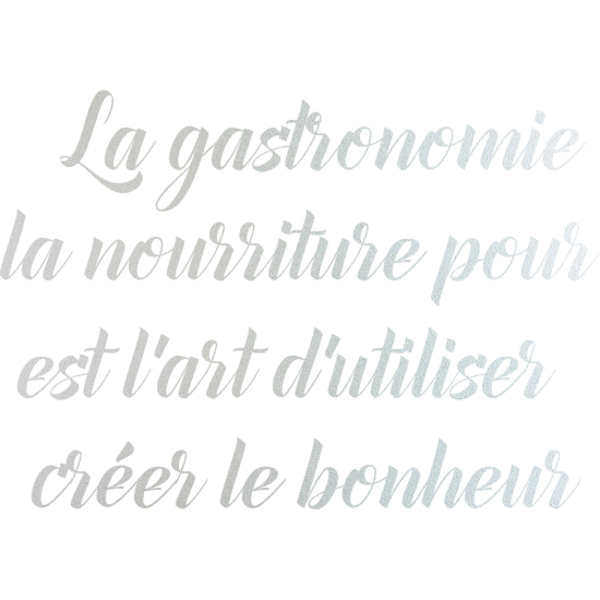Glastattoo - Zitat Die Gastronomie