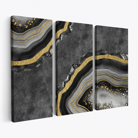 Leinwandbild 3-teilig - Design