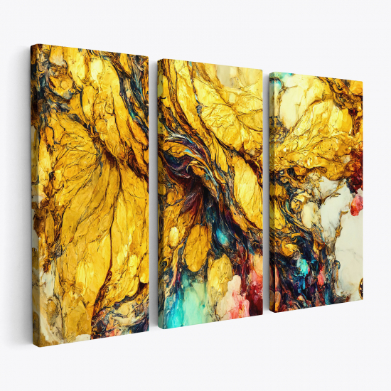 Leinwandbild 3-teilig - Design