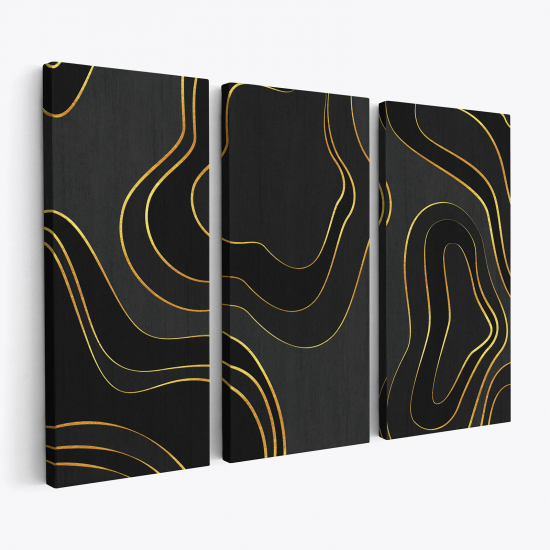 Leinwandbild 3-teilig - Design