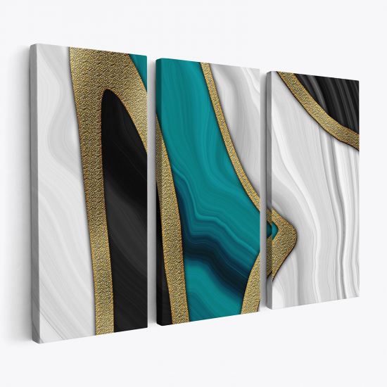 Leinwandbild 3-teilig - Design