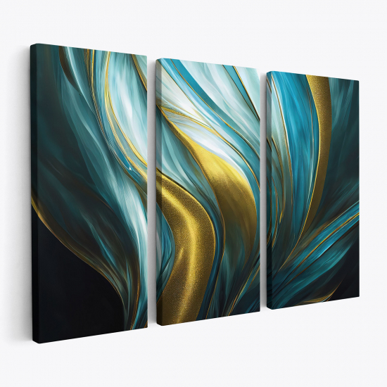 Leinwandbild 3-teilig - Design