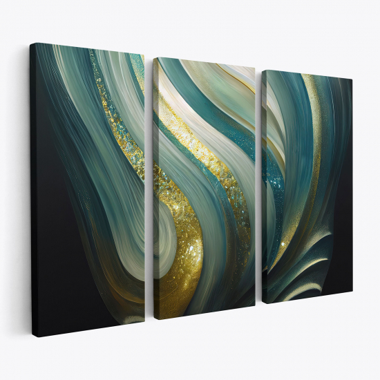 Leinwandbild 3-teilig - Design