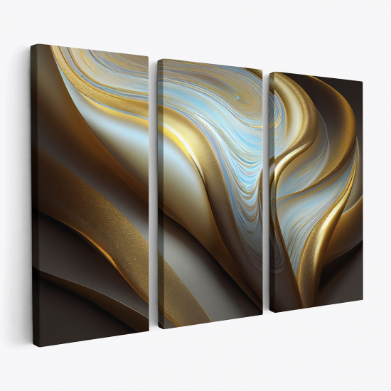 Leinwandbild 3-teilig - Design