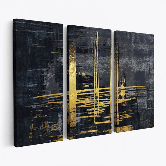 Leinwandbild 3-teilig - Design