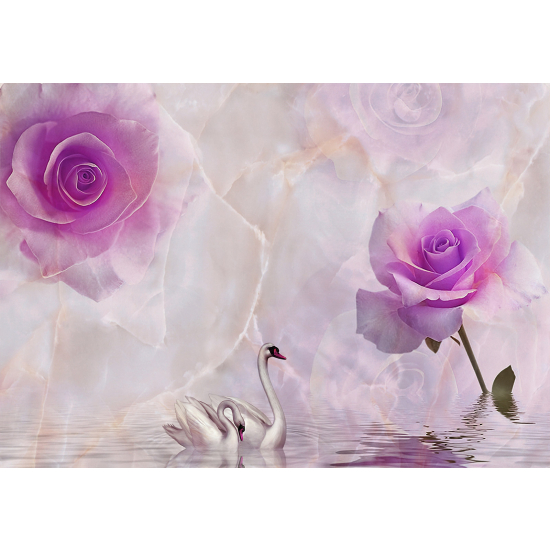 Panoramatapete - Blumen