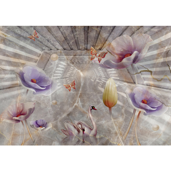 Panoramatapete - Blumen