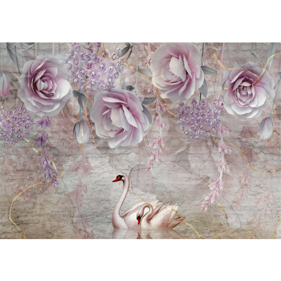 Panoramatapete - Blumen