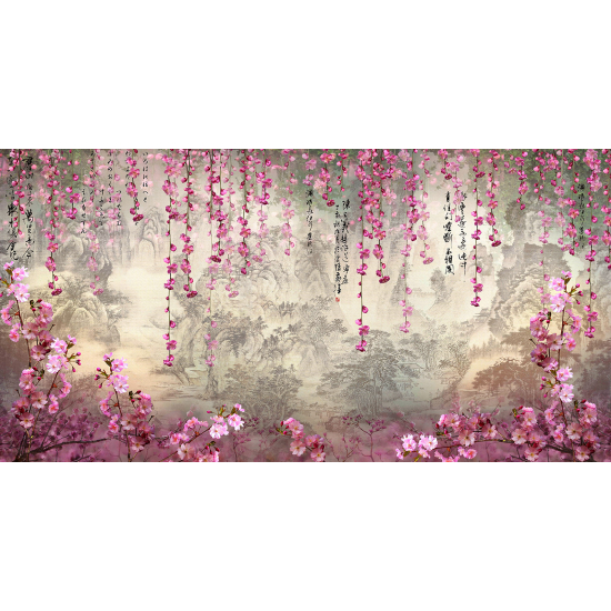 Panoramatapete - Blumen