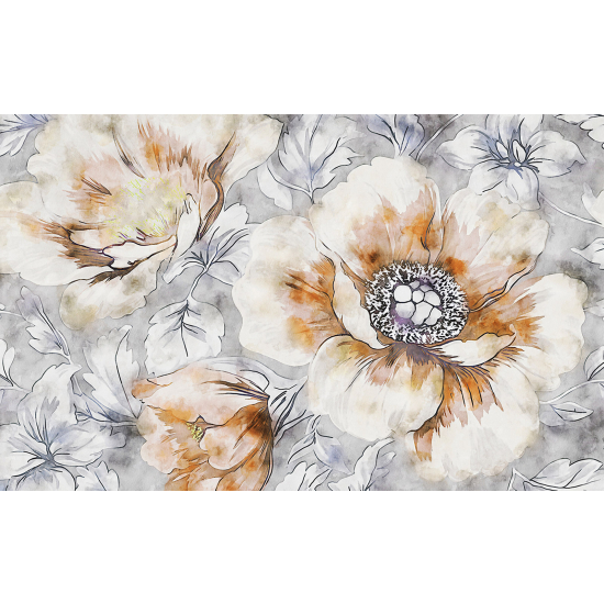 Panoramatapete - Blumen