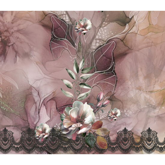 Panoramatapete - Blumen