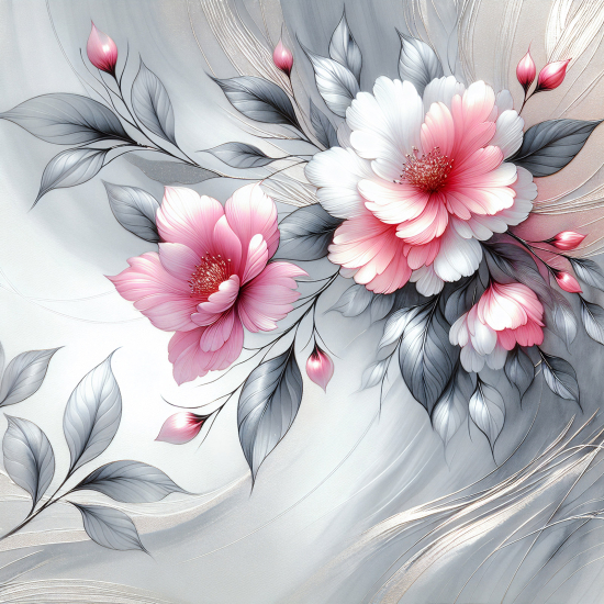 Panoramatapete - Blumen