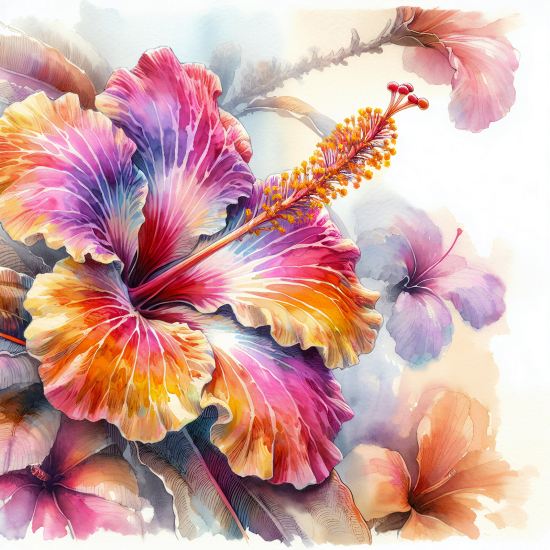Panoramatapete - Blumen