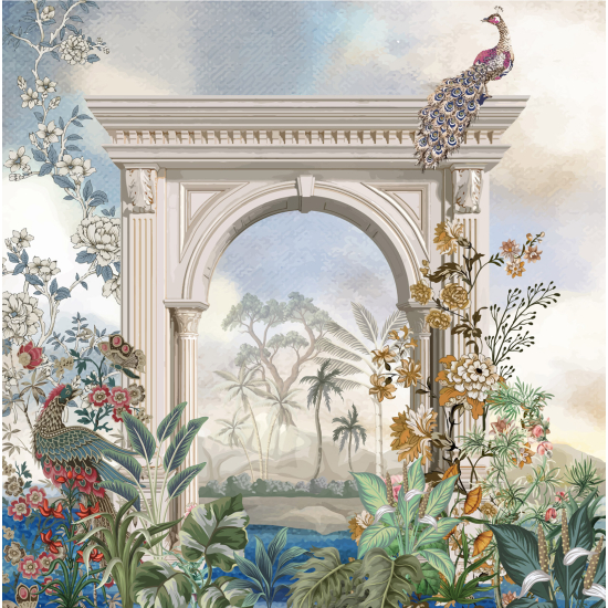 Panoramatapete - Garten