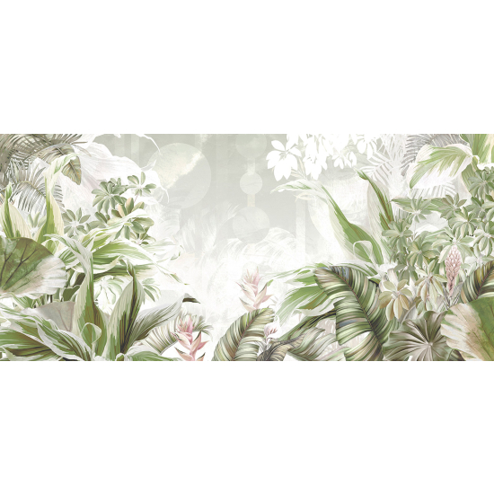 Panoramatapete - Tropische Blätter