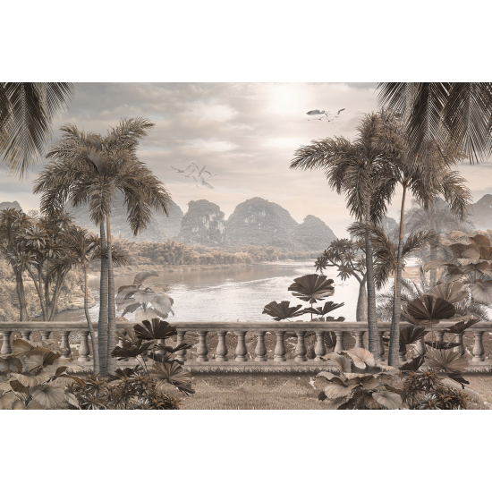 Panoramatapete - Tropische Landschaft