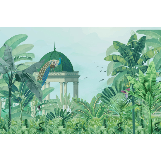 Panoramatapete - Vogelgarten