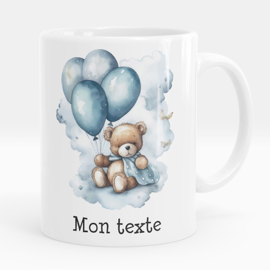 Personalisierte Tasse - Bärchen Ballons
