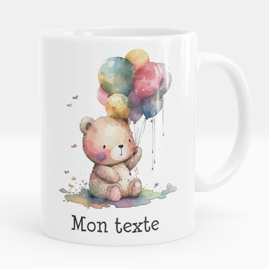 Personalisierte Tasse - Bärenballons