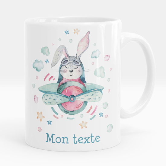Personalisierte Tasse - Flugzeughase