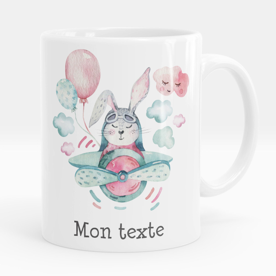 Personalisierte Tasse - Flugzeughase