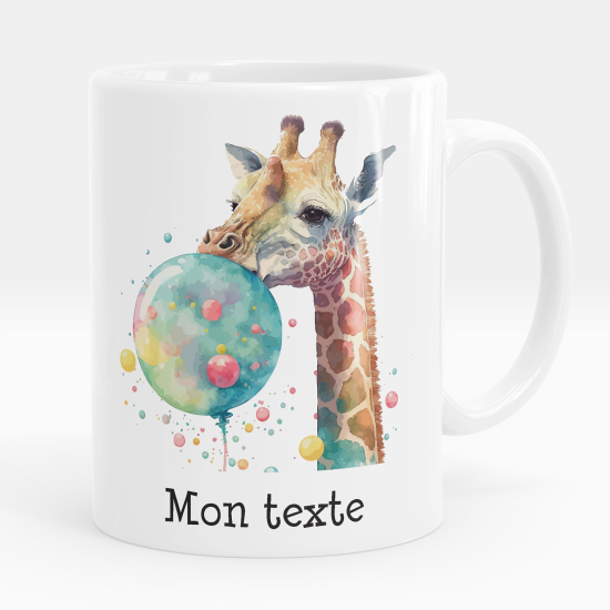 Personalisierte Tasse - Giraffe