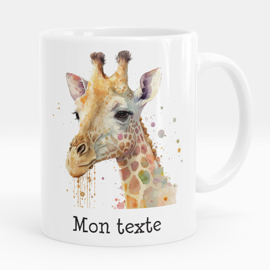 Personalisierte Tasse - Giraffe