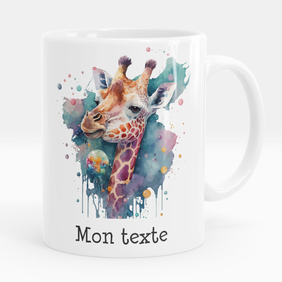 Personalisierte Tasse - Giraffe