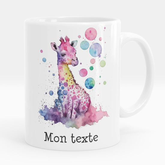 Personalisierte Tasse - Giraffe