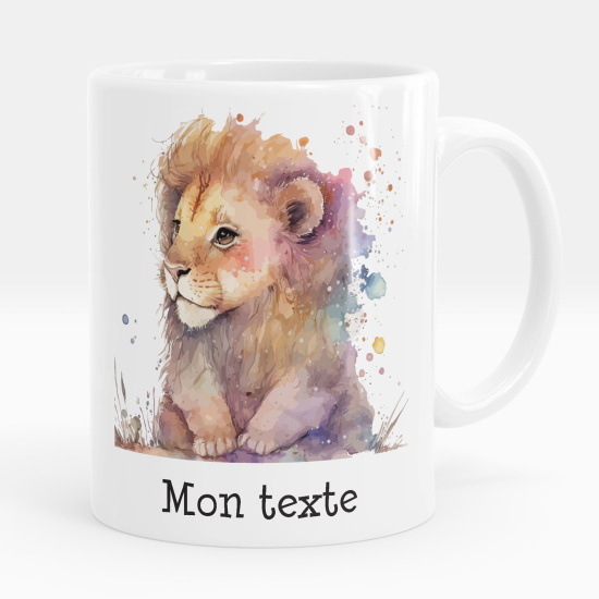 Personalisierte Tasse - Löwenjunges