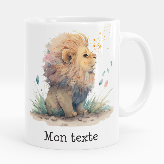 Personalisierte Tasse - Löwenjunges