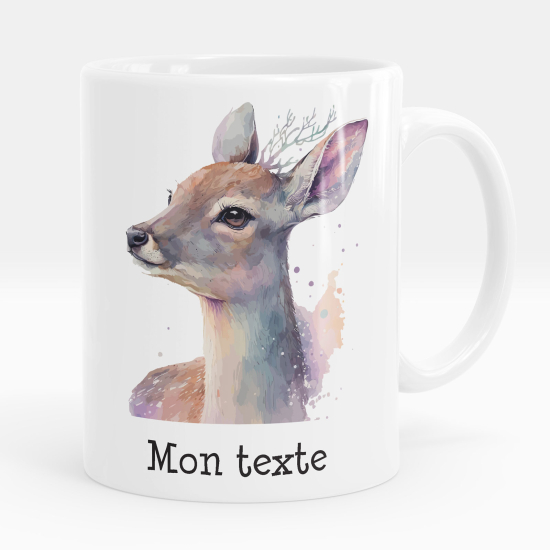 Personalisierte Tasse - Rehkitz