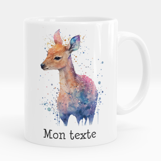 Personalisierte Tasse - Rehkitz
