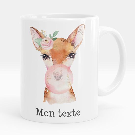 Personalisierte Tasse - Rehkitz