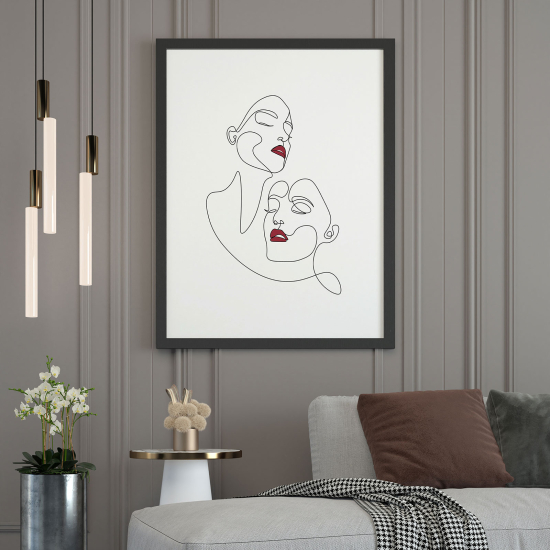 Poster - Abstrakte Frauen