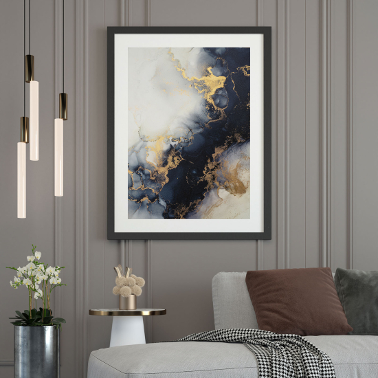 Poster - Marmor-Effekt